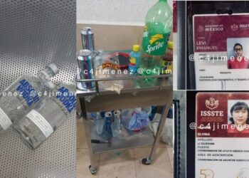 Por hacer peda clandestina dentro de hospital, suspenden a 7 trabajadores del ISSSTE