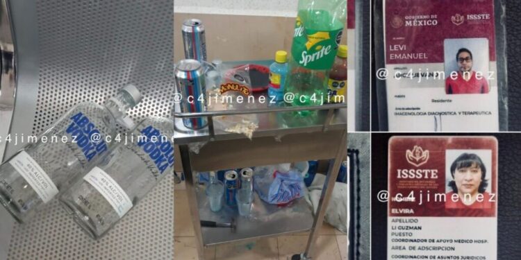 Por hacer peda clandestina dentro de hospital, suspenden a 7 trabajadores del ISSSTE
