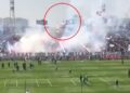 Vídeo: Colapsa el techo de la tribuna del Estadio Monumental de Colo-Colo en Chile