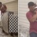 Vídeo: Hombre rescata a  gatito de una inundación en Florida por huracán Ian