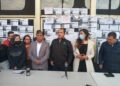 Estudiantes de la Facultad Derecho de la UASLP protestan contra la inseguridad
