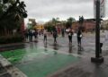 Estudiantes de la Facultad de Derecho bloquean cruce de Carranza y Reforma ante la falta de apoyo de la FGE