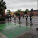 Estudiantes de la Facultad de Derecho bloquean cruce de Carranza y Reforma ante la falta de apoyo de la FGE