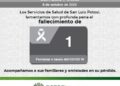 Fallece hombre de 32 años por Covid-19 en SLP