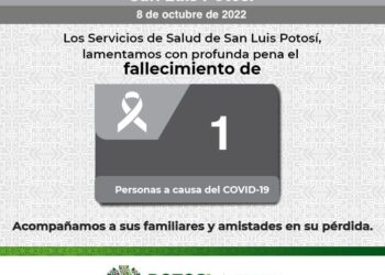 Fallece hombre de 32 años por Covid-19 en SLP