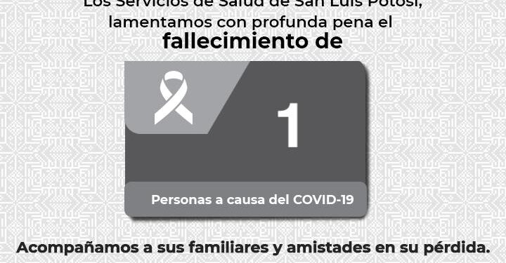 Fallece hombre de 32 años por Covid-19 en SLP