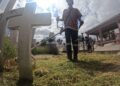 Ayuntamiento realiza mantenimiento y limpieza en el panteón del Saucito para el Día de Muertos