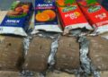Mujer intentó pasar mota dentro de cajas de jugo a La Pila y fue detenida