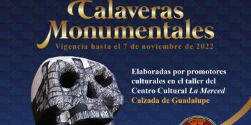 Ayuntamiento celebra el Día de Muertos con exposición de Calaveras Monumentales en Calzada de Guadalupe