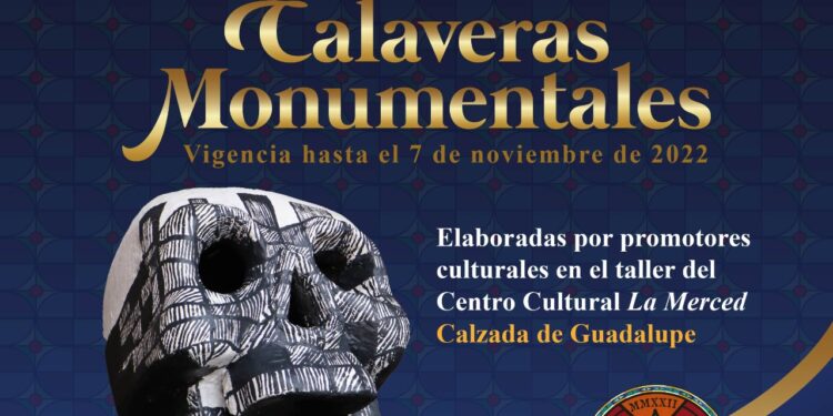 Ayuntamiento celebra el Día de Muertos con exposición de Calaveras Monumentales en Calzada de Guadalupe