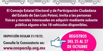 CEEPAC subastará lote de vehículos
