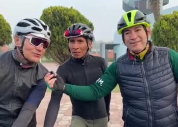Enrique Galindo entrenó con Nairo Quintana