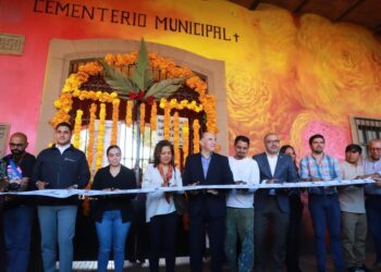 ¡Todo listo! Inauguran 25 murales en paredes del Panteón del Saucito