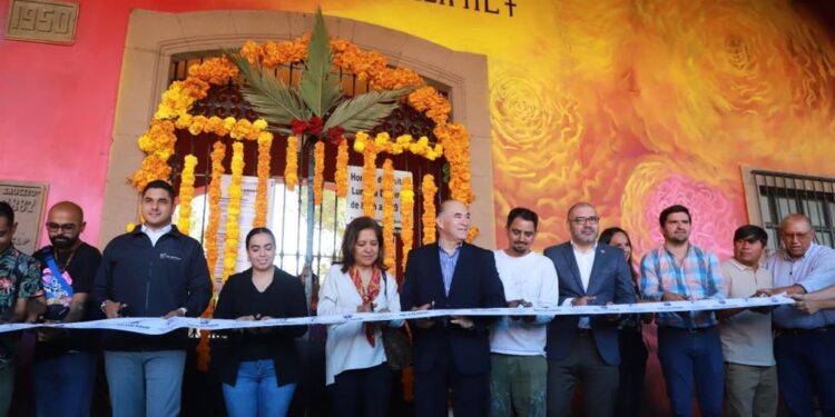¡Todo listo! Inauguran 25 murales en paredes del Panteón del Saucito