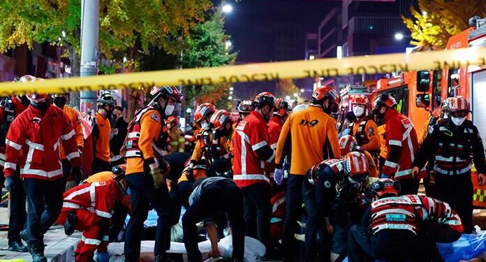 Al menos 50 heridos de gravedad en celebraciones de Halloween en el centro de Seúl