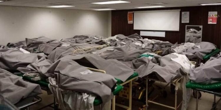 Hombre despierta en la morgue, pero no logra salir vivo de la bolsa de cadáveres