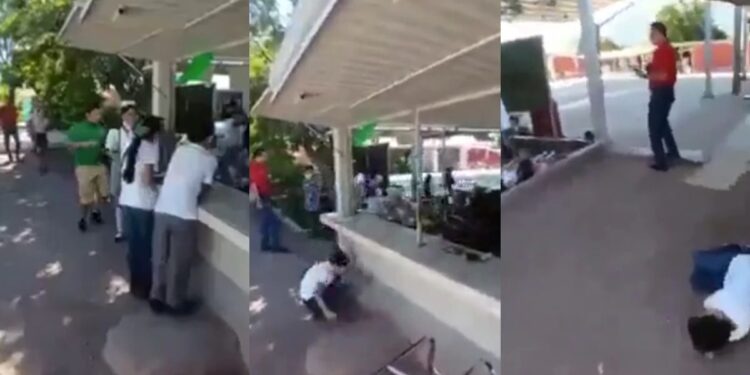 Vídeo: Maestro arma simulacro de balacera en Sonora y lo sancionan