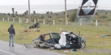 Mueren dos jóvenes tras accidente automovilístico en el Libramiento