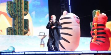 J. Balvin hizo vibrar a todos los “parceros” de San Luis Potosí en el arranque del Festival Navideño 2022