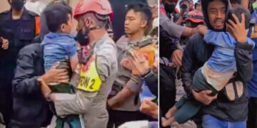VIDEO| Rescatan con vida a niño de 6 años dos días después del sismo en Indonesia