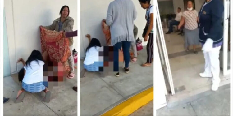 VIDEO| Niña de 14 años no fue atendida y dió a luz afuera de un hospital en Chiapas