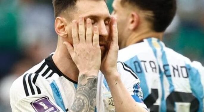 Arabia saudí estropea debut de Argentina y Messi en Qatar