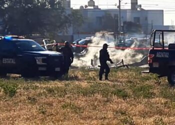 VIDEO| Presunto atentado provocó la caída de helicóptero en Aguascalientes