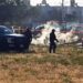 VIDEO| Presunto atentado provocó la caída de helicóptero en Aguascalientes