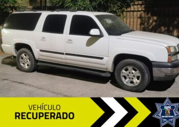 Localizan camioneta con reporte de robo en Lomas 3ra Sección