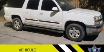 Localizan camioneta con reporte de robo en Lomas 3ra Sección