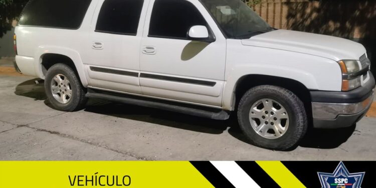 Localizan camioneta con reporte de robo en Lomas 3ra Sección