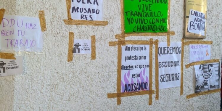 Estudiantes de la Facultad de Psicología de la UASLP denuncian acoso sexual en tendedero