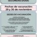 Nueva jornada de vacunación contra el Covid-19 para niñas y niños
