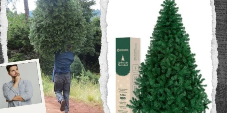 Árbolito de Navidad: ¿es mejor uno natural o uno artificial?