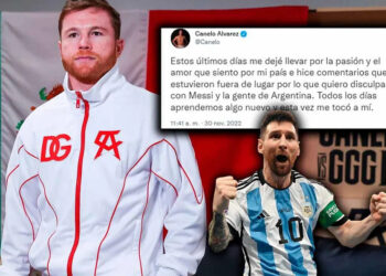 Canelo Álvarez se disculpa con Messi; “Perdón, me dejé llevar”