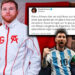 Canelo Álvarez se disculpa con Messi; “Perdón, me dejé llevar”