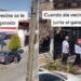 VIDEO| Mujer llega a casa con su novio y en la puerta la esperaban sus otros 3 amores