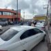 Taxistas protestan por asesinato de su compañero en el Circuito Potosí