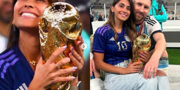 Esposa de Messi podría enfrentar duro castigo de la FIFA por tocar la Copa del Mundo