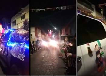 Miembros del CJNG repartieron regalos y juguetes a familias en calles de Jalisco