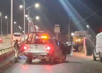 Tiran cuerpo de sujeto asesinado en Periférico Norte