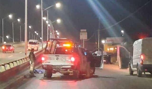Tiran cuerpo de sujeto asesinado en Periférico Norte