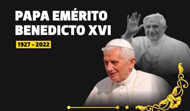 El Episcopado Mexicano lamenta la muerte del Papa Emérito Benedicto XVI