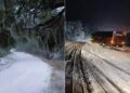 Nevada en Sonora dejó carreteras congeladas, viajeros atrapados y modificó el horario en las escuelas