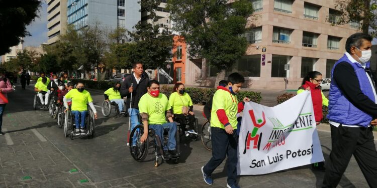 Realizan marcha y diversas actividades para conmemorar el Día Internacional de las Personas con Discapacidad