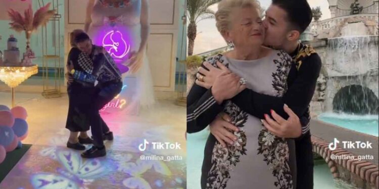 VIDEO| Abuelita millonaria quedó embarazada de su novio de 19 años