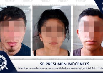 Tras robo violento de un automóvil; tres personas fueron detenidas