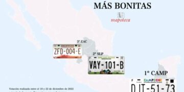 Las placas de vehículos de San Luis Potosí son de las más bonitas en todo el país