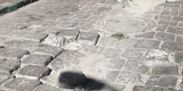 Ciudadanos se quejan de mal estado de la calle Lerdo de Tejada