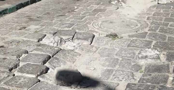 Ciudadanos se quejan de mal estado de la calle Lerdo de Tejada